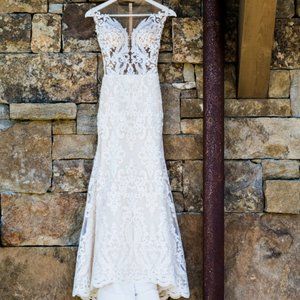 Viero Bridal Paloma: Original Nude Wedding Dress - image 1